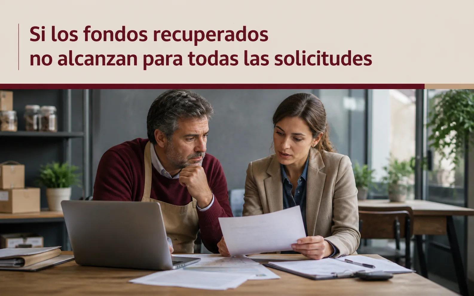 Imagen destacada: Si los fondos recuperados no alcanzan para todas las solicitudes